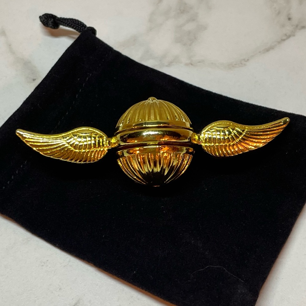 Harry Potter Golden Snitch Quidditch Metal Stress Fidget Hand Spinner